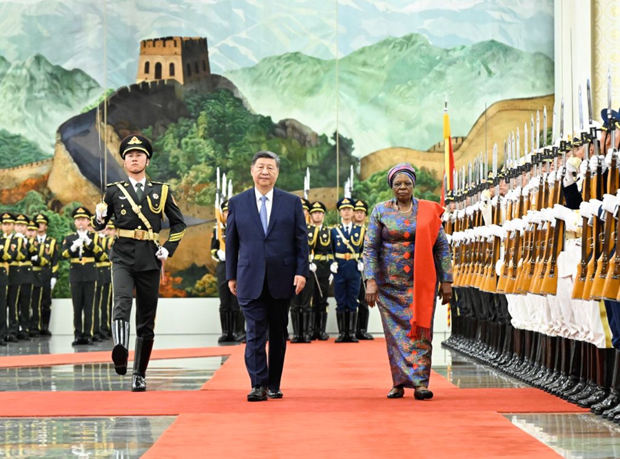 Colloquio tra Xi Jinping e la Presidente della Namibia Netumbo Nandi-Ndaitwah