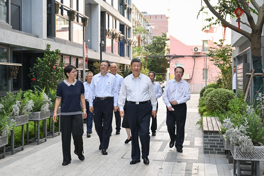 Viaggio d'ispezione di Xi Jinping a Shanghai