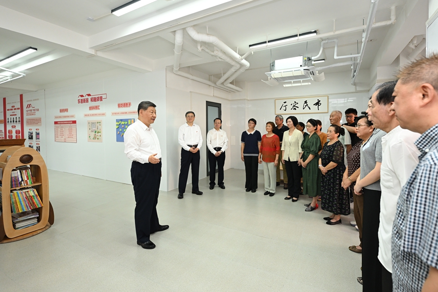 Viaggio d'ispezione di Xi Jinping a Shanghai
