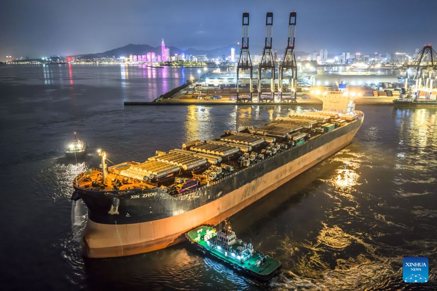 Forte crescita delle spedizioni di merci dal porto di Yantai verso l'Africa