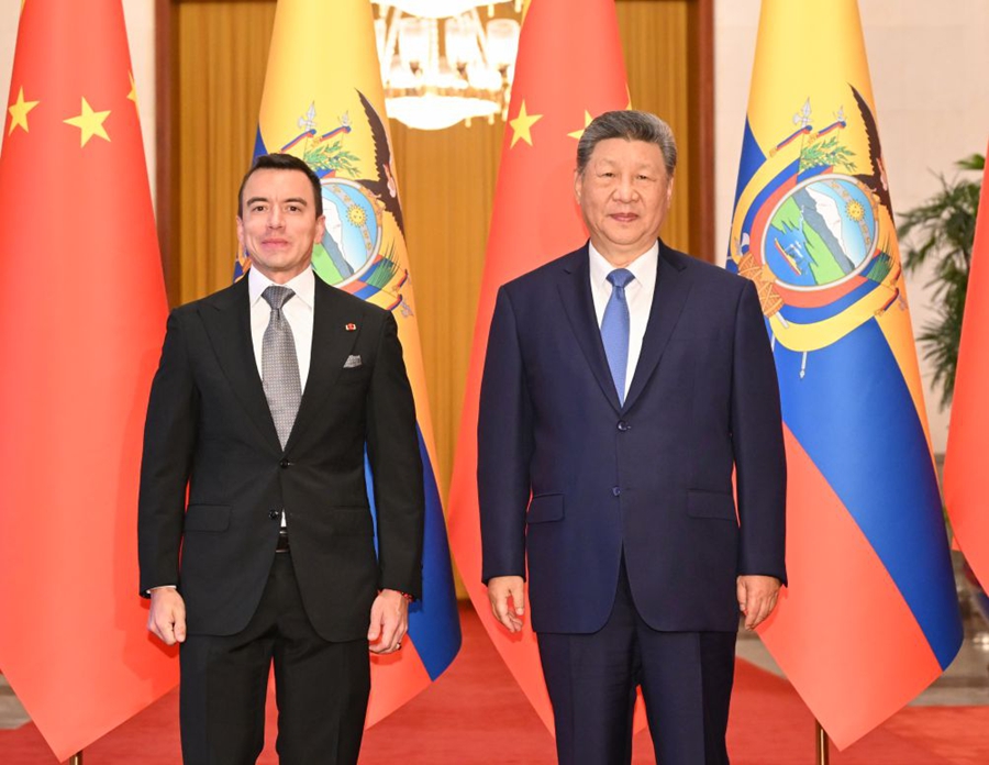 Incontro tra Xi Jinping e Daniel Noboa