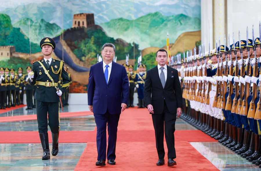 Incontro tra Xi Jinping e Daniel Noboa