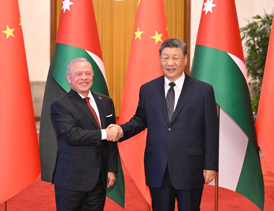 Colloquio tra Xi Jinping e Abdullah II di Giordania