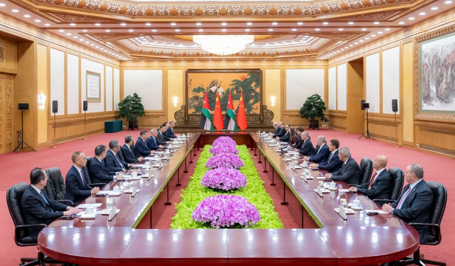 Colloquio tra Xi Jinping e Abdullah II di Giordania