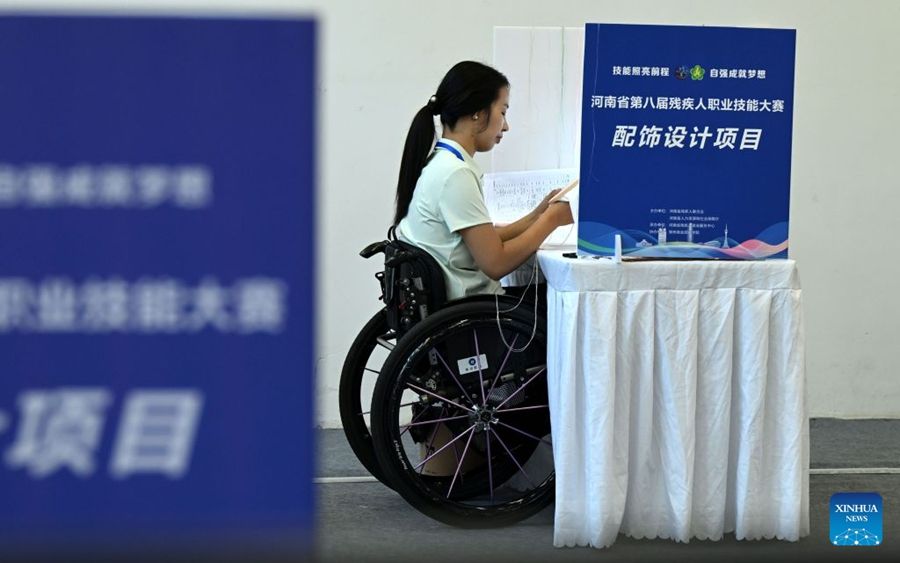 Zhengzhou, gara di competenze professionali per persone con disabilità