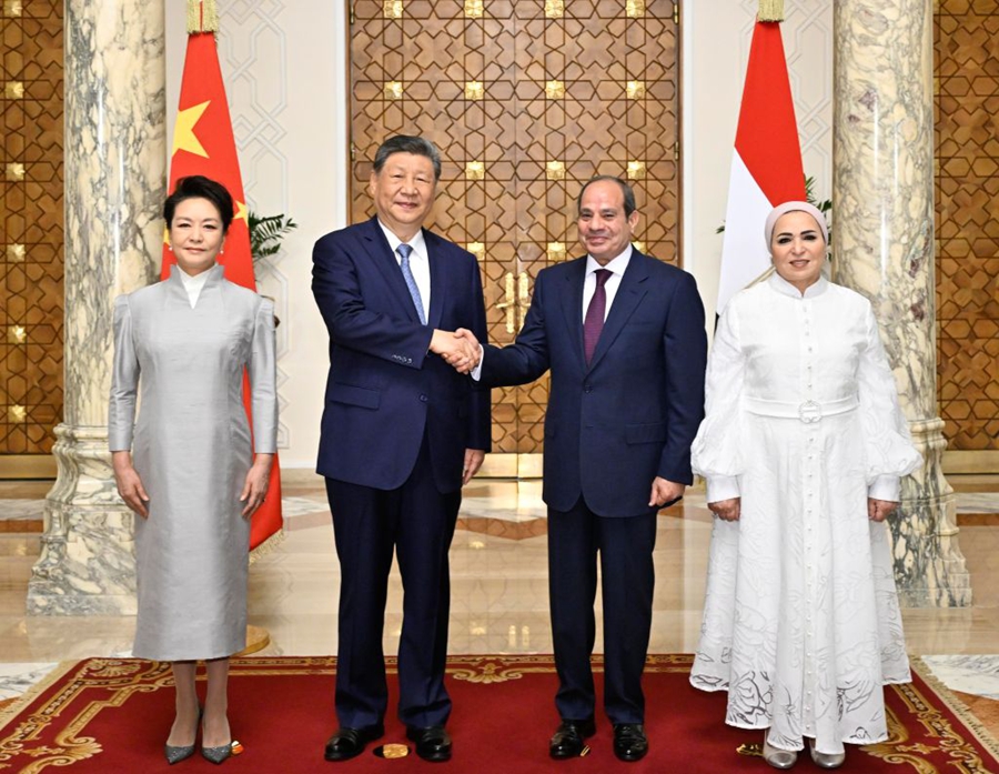 Cairo, colloquio tra Xi Jinping e Abdel Fattah al-Sisi
