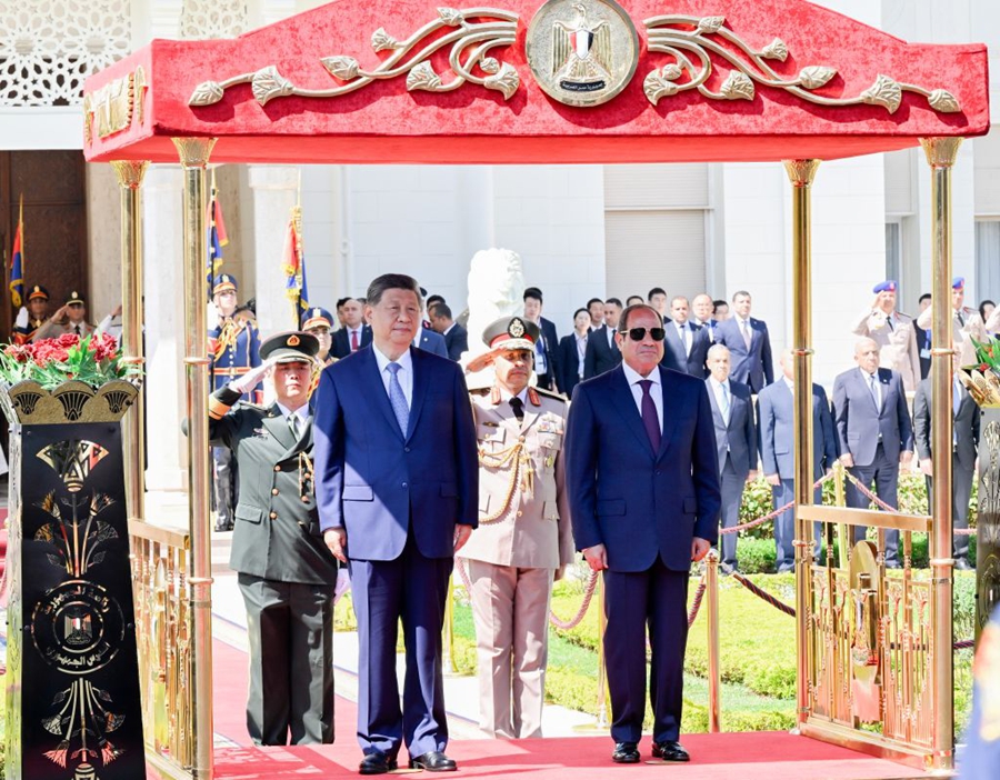 Cairo, colloquio tra Xi Jinping e Abdel Fattah al-Sisi