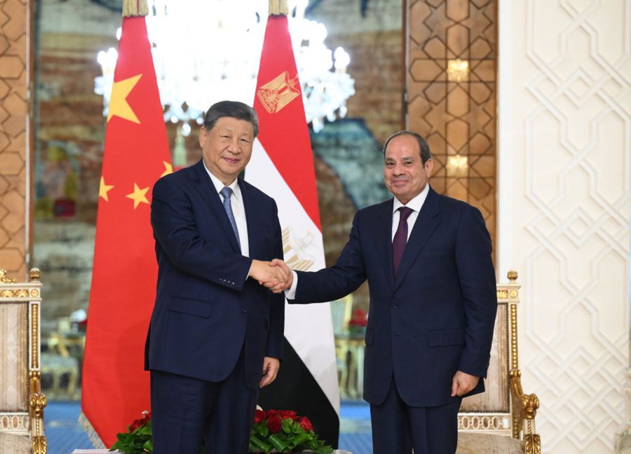 Cairo, colloquio tra Xi Jinping e Abdel Fattah al-Sisi