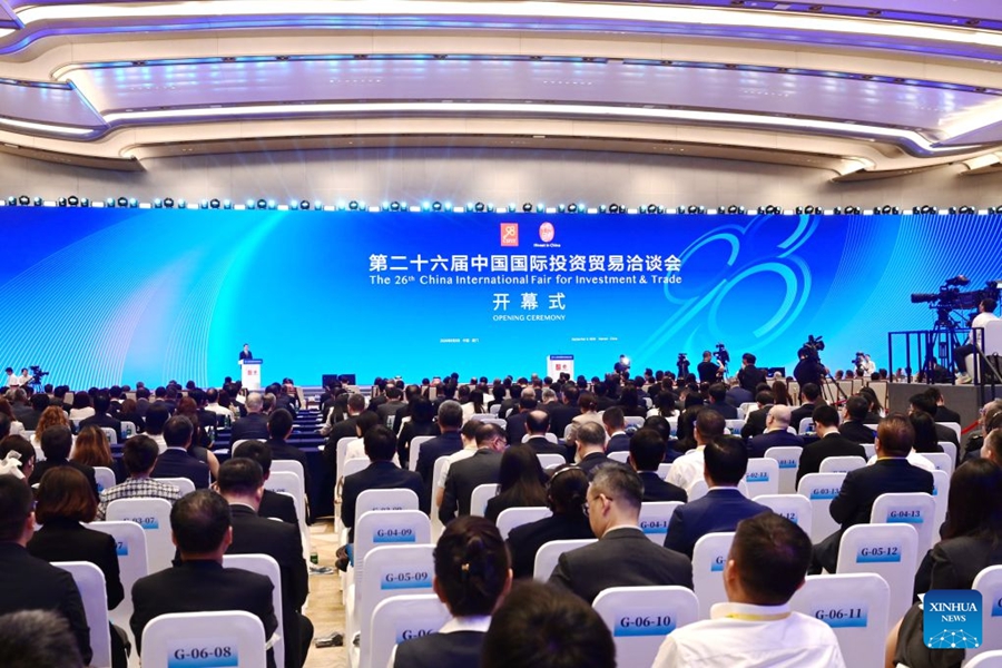 Al via la 26ª China International Fair for Investment & Trade a Xiamen, Fujian