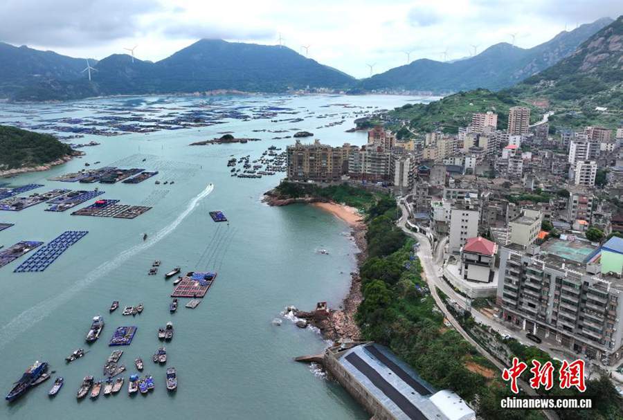 Qida, un caratteristico villaggio di pescatori nella contea di Lianjiang, Fujian