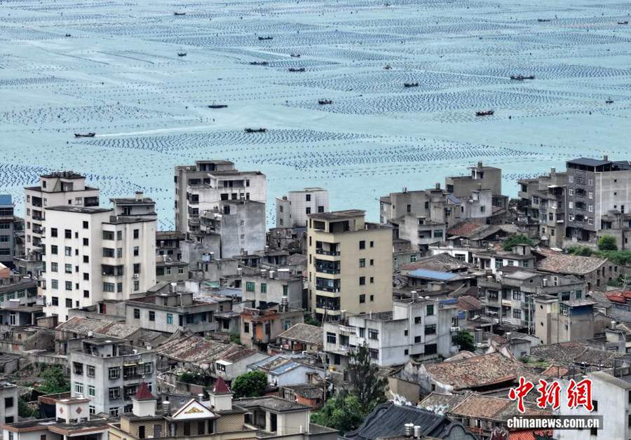 Qida, un caratteristico villaggio di pescatori nella contea di Lianjiang, Fujian