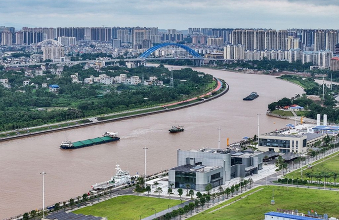 Il Canale Pinglu apre ufficialmente alla navigazione
