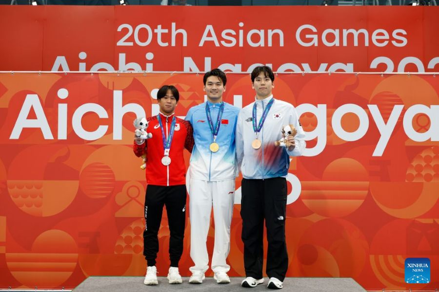 Il prodigio cinese Yu conquista il suo primo titolo ai Giochi Asiatici