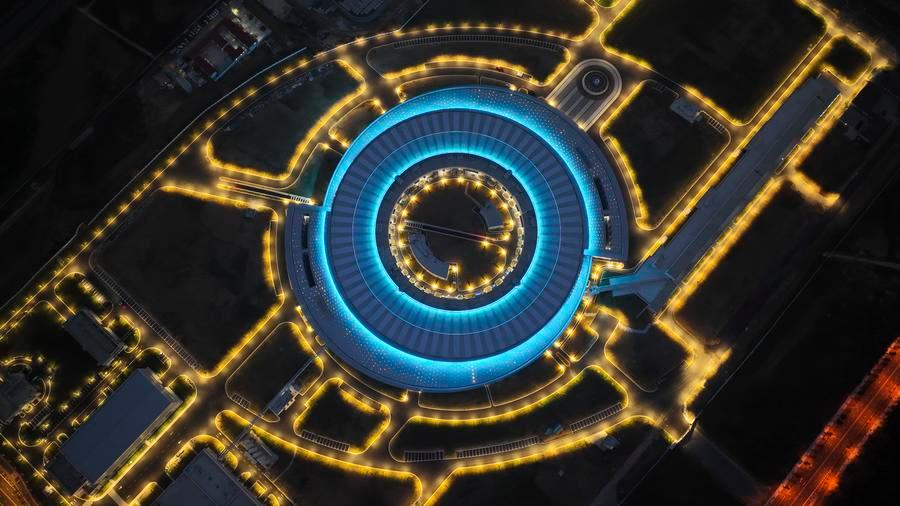 La Hefei Advanced Light Facility (HALF) in costruzione a Hefei, nella provincia dell'Anhui, nella Cina orientale. (16 settembre 2026 - Xinhua/Zhou Mu)