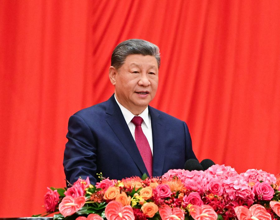 Discorso di Xi Jinping al ricevimento per il 77º anniversario della fondazione della Repubblica Popolare Cinese