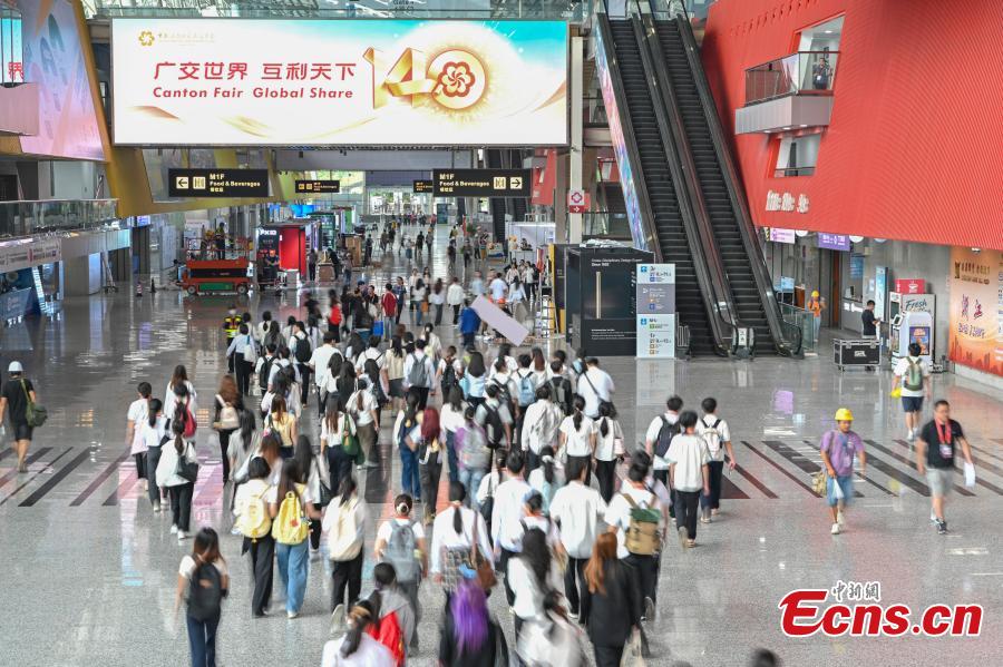 La Fiera di Canton si prepara all'apertura della 140ª edizione