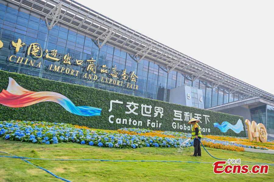La Fiera di Canton si prepara all'apertura della 140ª edizione