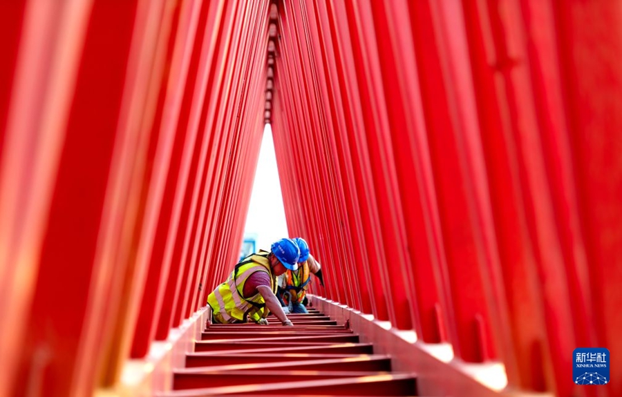La costruzione del ponte Xiamen-Kinmen procede regolarmente