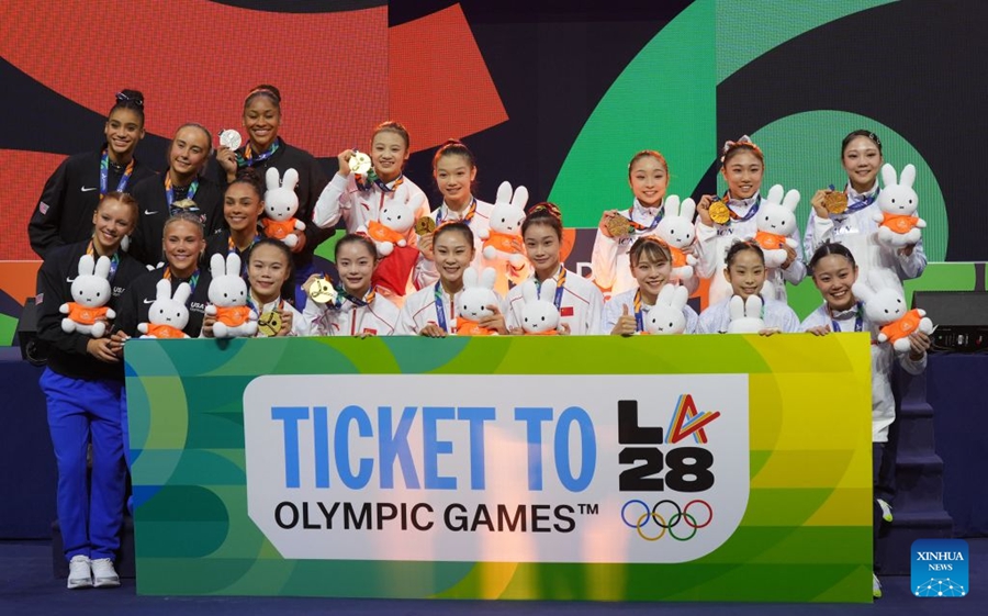 Cina conquista il titolo a squadre femminile ai Campionati mondiali di ginnastica artistica dopo 20 anni