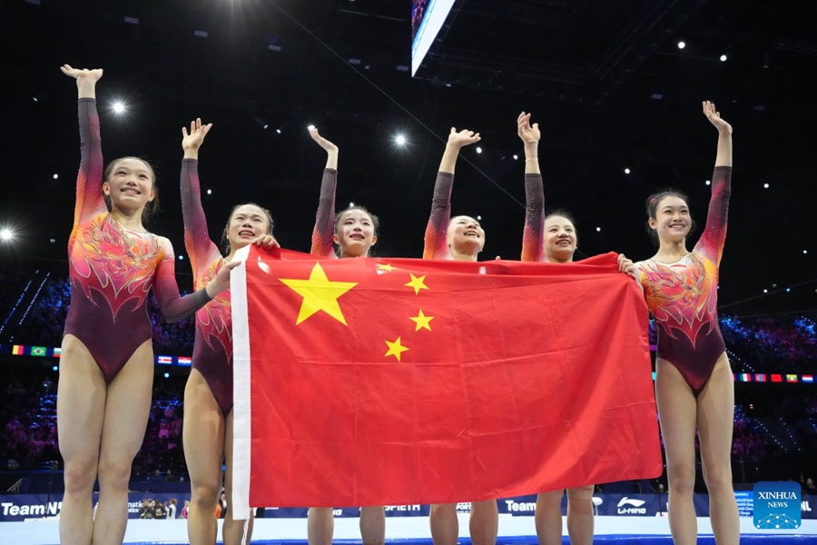 Cina conquista il titolo a squadre femminile ai Campionati mondiali di ginnastica artistica dopo 20 anni