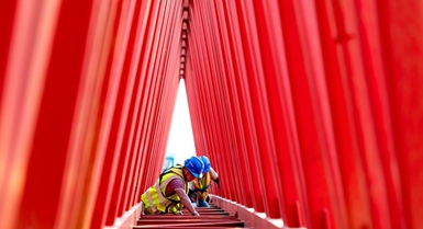La costruzione del ponte Xiamen-Kinmen procede regolarmente